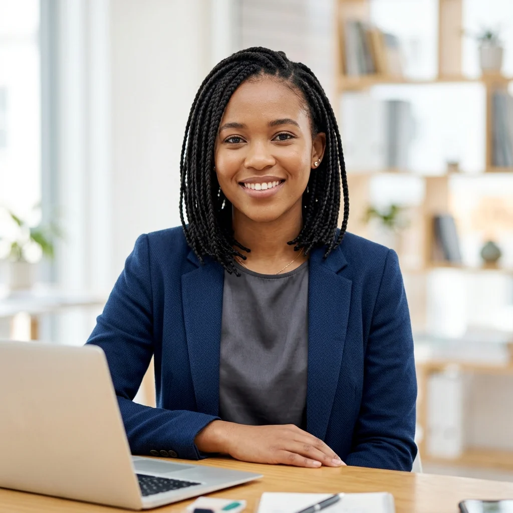Porträt von Fatou Delaunay, Expertin für Kundenservice und CRM